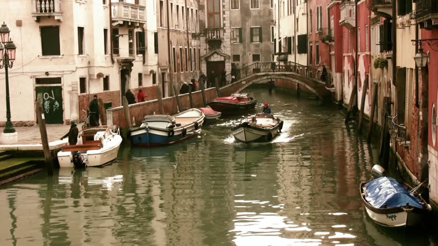 Lovely hidden canals in Venice