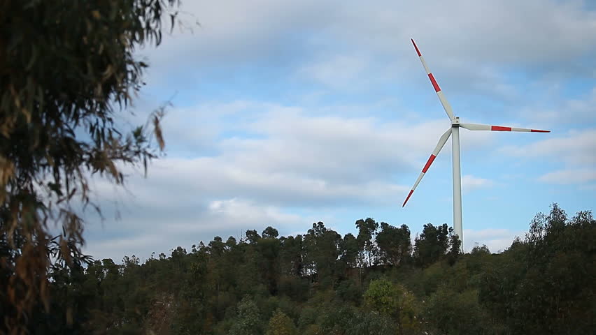Wind turbine. The generator of alternative energy.