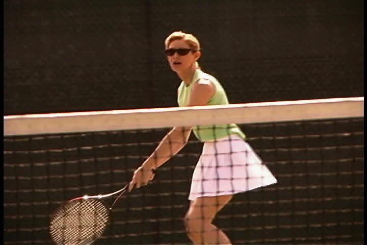 Woman Playing Tennis