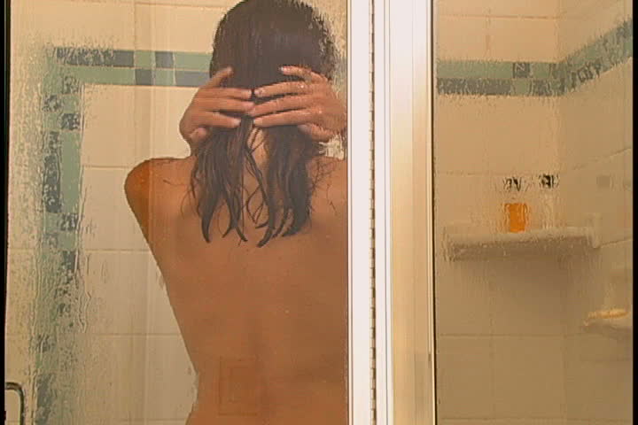 Woman in shower