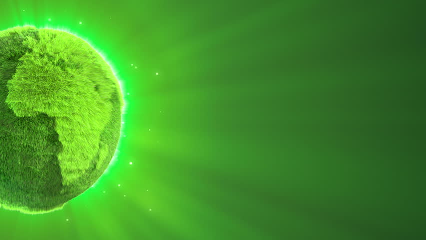 360ÃÂ° sniping earth covered with green grass perfect visualization of the "green world" concept seamless loop rendered with extreme level of details for fullHD