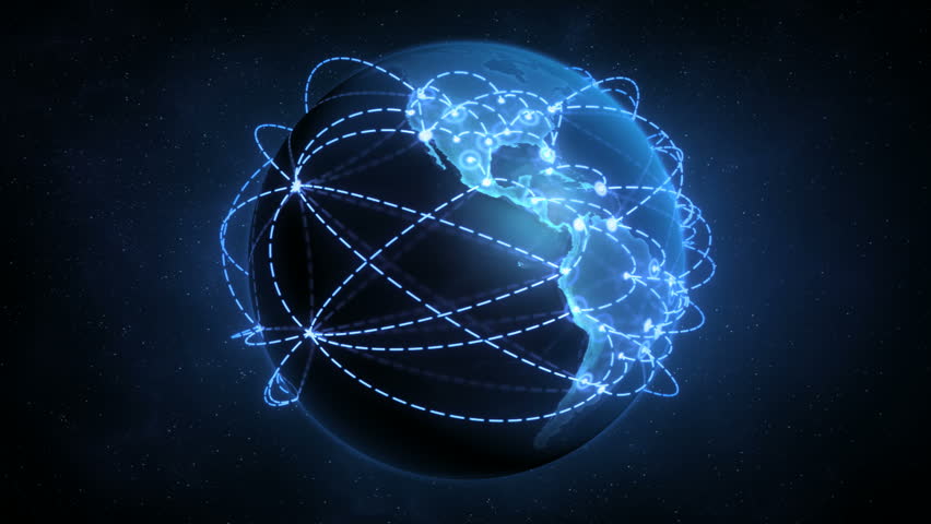 Growing Global Network Graphical - Accelerated Growth Version - Preview is darker than actual - Check portfolio for variations.