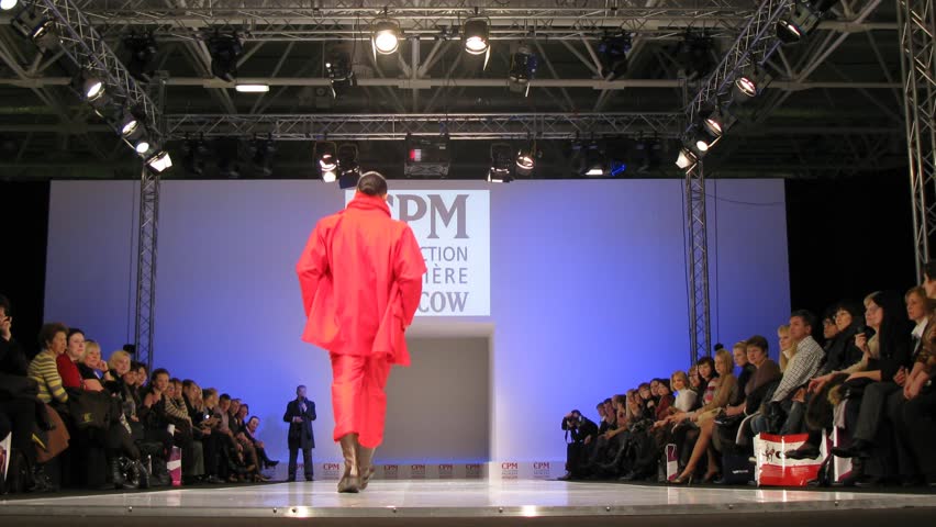 MOSCOW - FEBRUARY 22: Men model new Slava Zaytsev fashion line on catwalk during Collection Premiere Moscow, (CPM), February 22, 2011 in Moscow, Russia.  Over 1,350 brands of different segments (women's, men's, children's wear, Young Fashion, leather wear