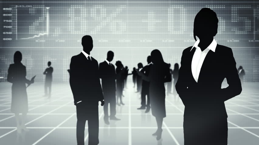 Business people, global communication.