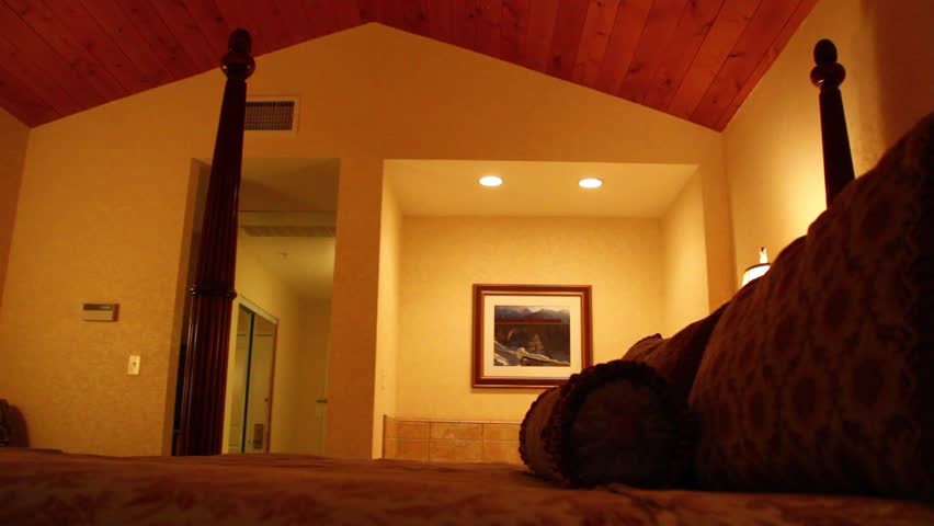 Large comfy bed and post