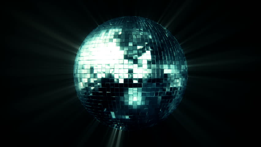 Loop of Mirror ball spinning.