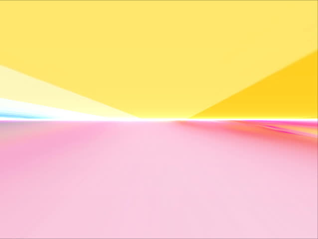 Colors and patterns moving through space and time
