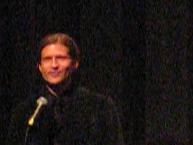 crispin glover introducing film nosferatu, nyc