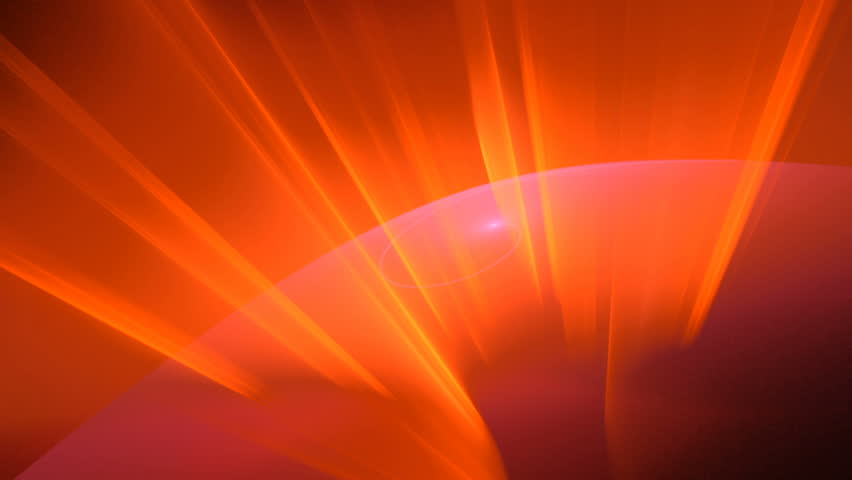 Abstract CGI Motion Graphics And Animated Background With Wavy Orange