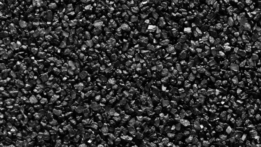 Black Sand Background. Black Sand Grunge Background. Close-up 4K UHD