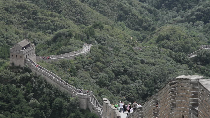 Great Wall of China near Beijing Neutral high dynamic color range shot - giving full potential for post-production color grading and stylizing September 2011