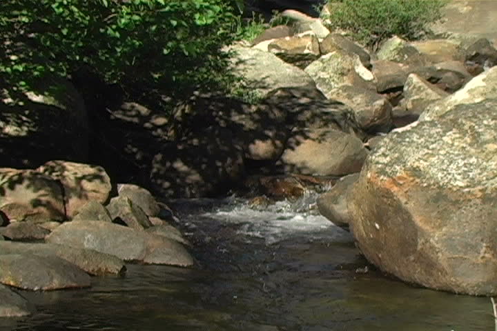 A view of Minaret Falls near Mammoth Lakes.