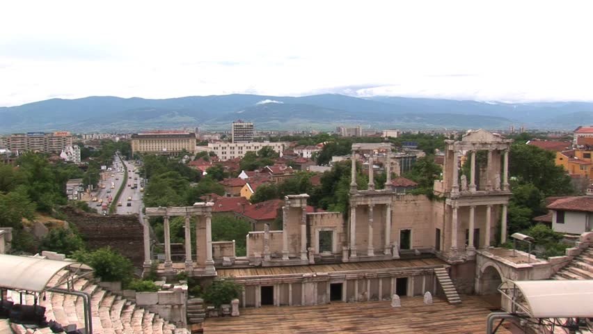 The Roman Theater Plovdiv, Bulgaria