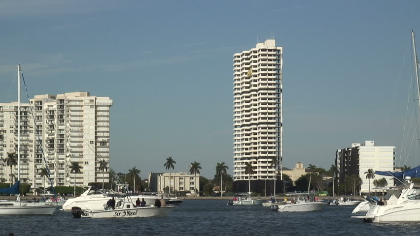 WEST PALM BEACH,  FL - WEST PALM BEACH,  FL - FEB 13: 1515 N Flagler condo before implosion on February 13, 2010 In West Palm Beach, Florida. 