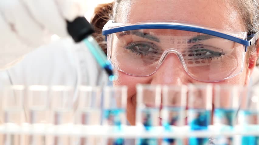 Lab technician performs medical tests