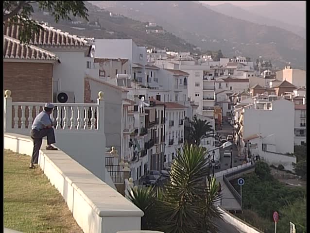 Entrance to a typical village of Andalusia.