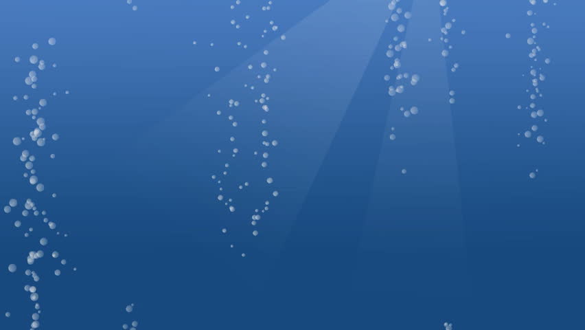 Infinite loop, underwater animated background