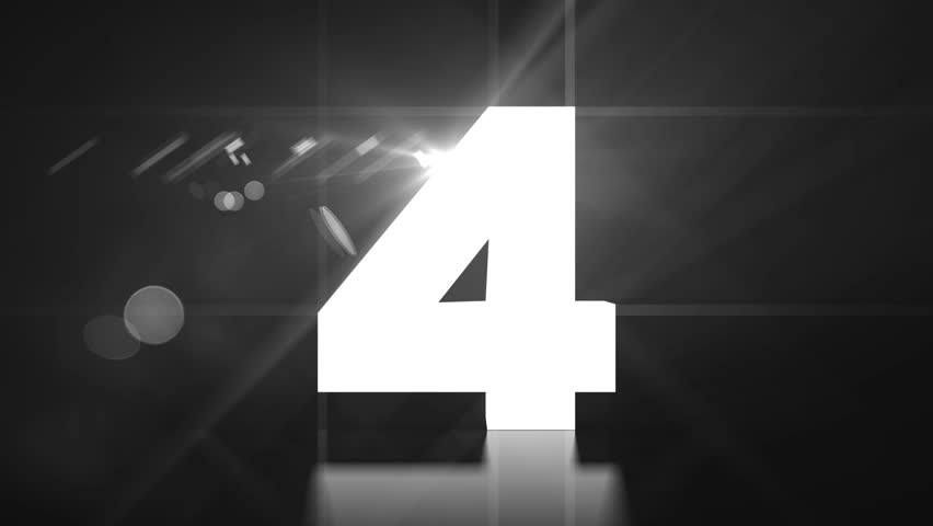 Number - 4 - With Alpha