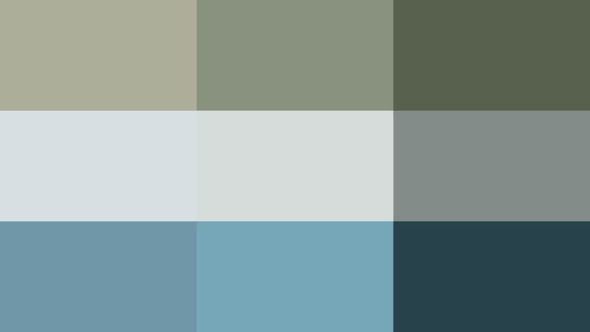 Abstract video background: nine cool flickering rectangles. 