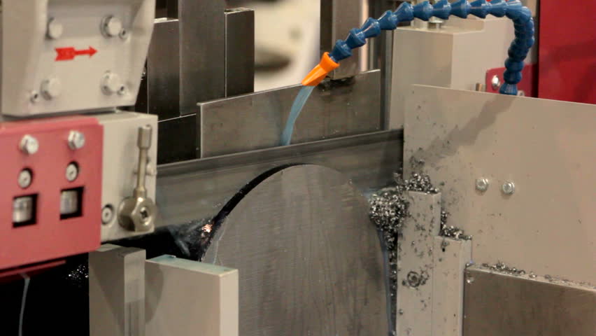 Cutting of metal by automation device