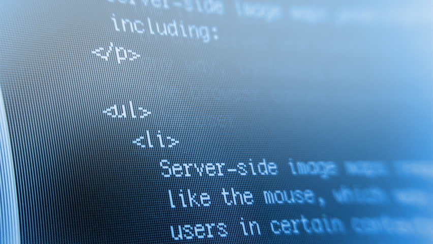 Data Code Typing on LCD Screen
