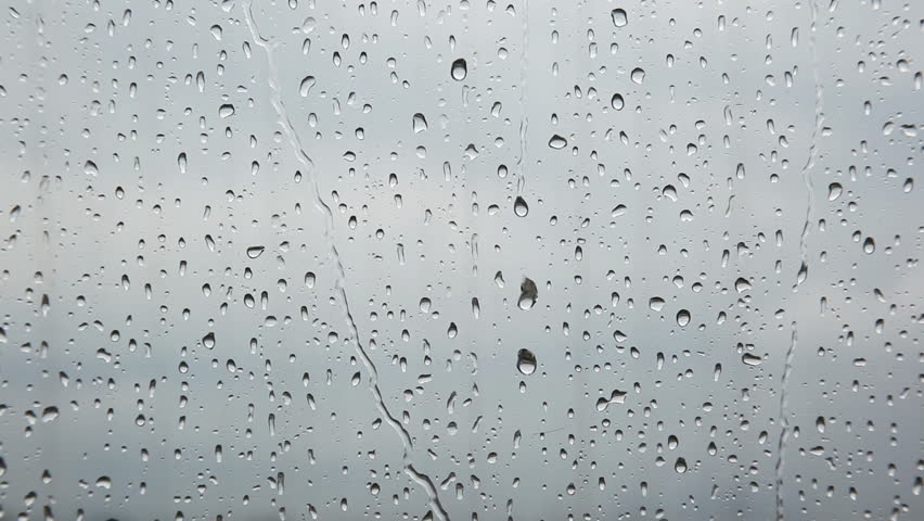 Close-up of water droplets on glass