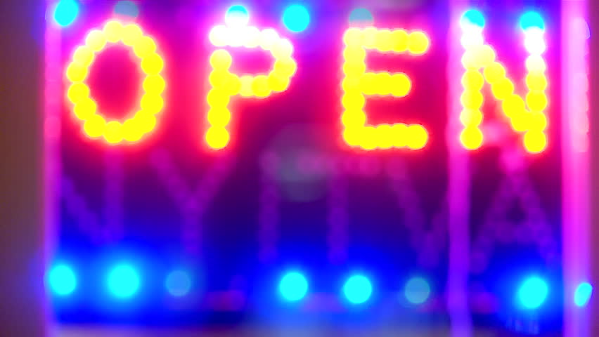 sign "OPEN"