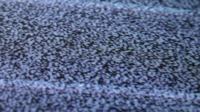 Blood splatter on TV static macro