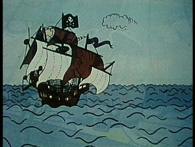 Pirate ship playing music