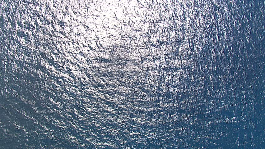 Flying over the Pacific Ocean