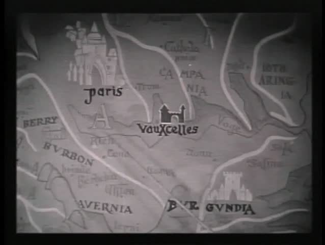 Pointer moving across map of France