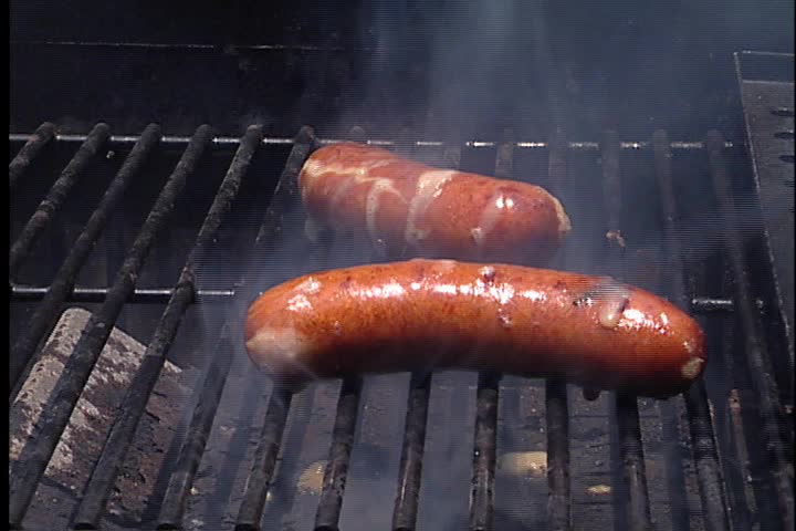 Grilling explosive brats