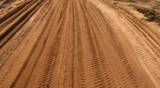 Heavy mining soil loader road vehicles truck digging Asphalt 