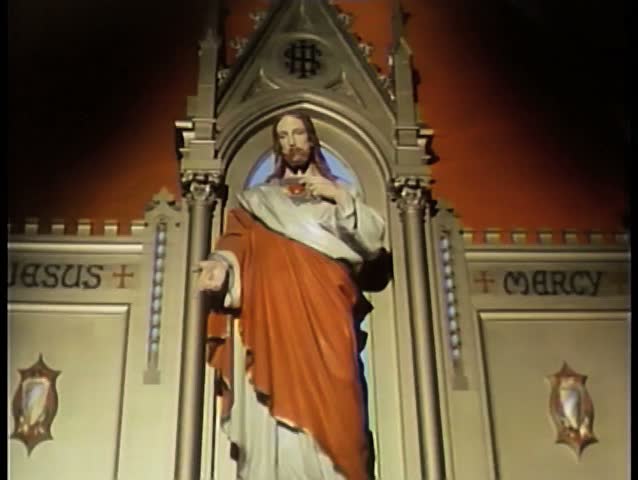 Statue of Jesus in church
