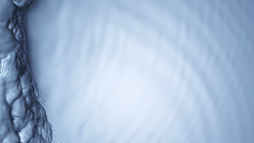 Extreme close-up water ripple
