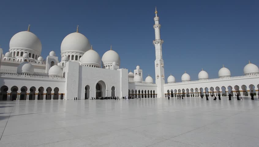 Sheikh Zayed Grand Mosque in Abu Dhabi, UAE
