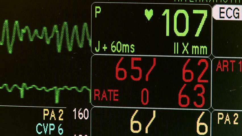 Vital signs monitor during surgery