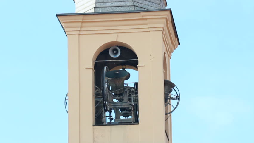 mourning concert of bells during a funeral