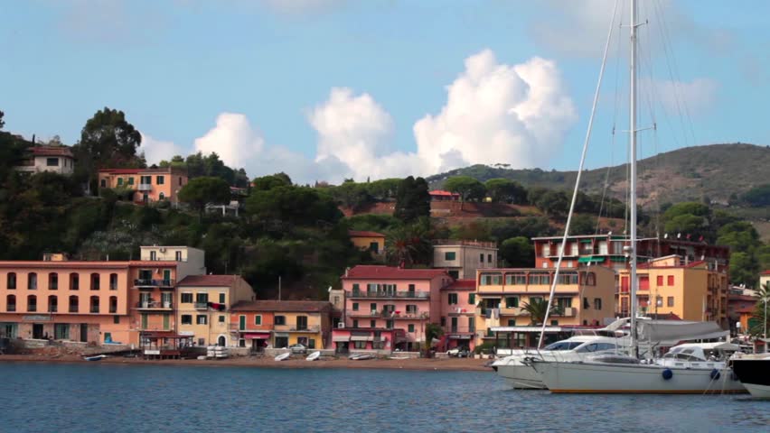 Porto Azzurro, Elba Island, Tuscan Archipelago, Italy.