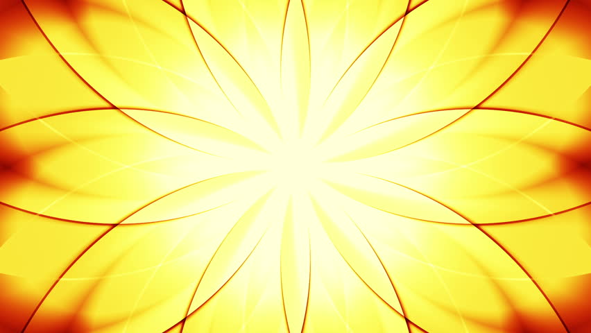 Abstract floral background, gold tint
