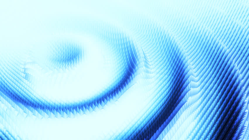 Pinboard animation in blue color with glow