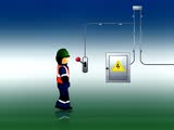 repairing electrical worker
