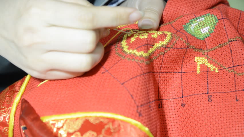 Chinese tradition cross stitch