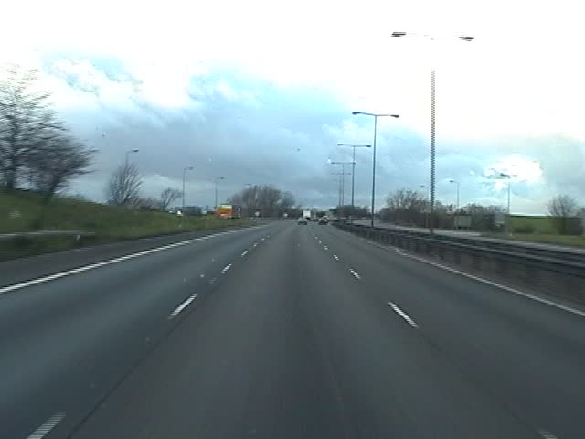 Motorway / Freeway reversed M1 England, United Kingdom