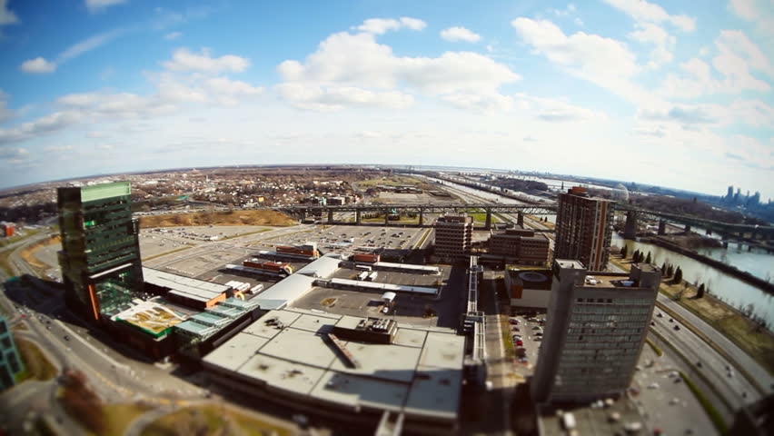 TiltShift Time lapse of a bus station.
public transport and a bridge in the background
Jacques-Cartier bridge in Montreal Quebec, canada