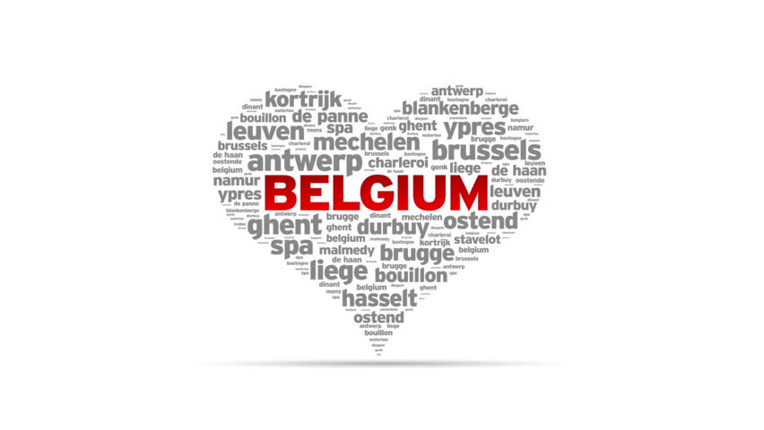 I love Belgium spinning heart