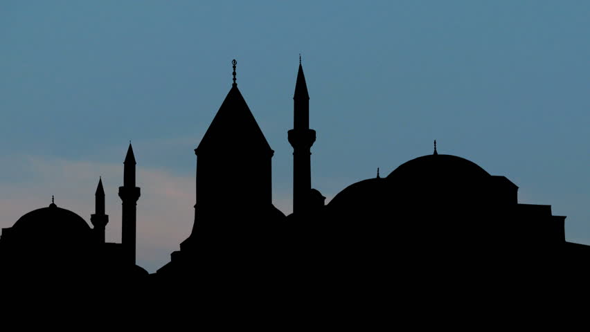 The Mevlevi convent was constructed in 1274 and was expanded by the Ottomans. It is located in the city of Konya, in Turkey. 