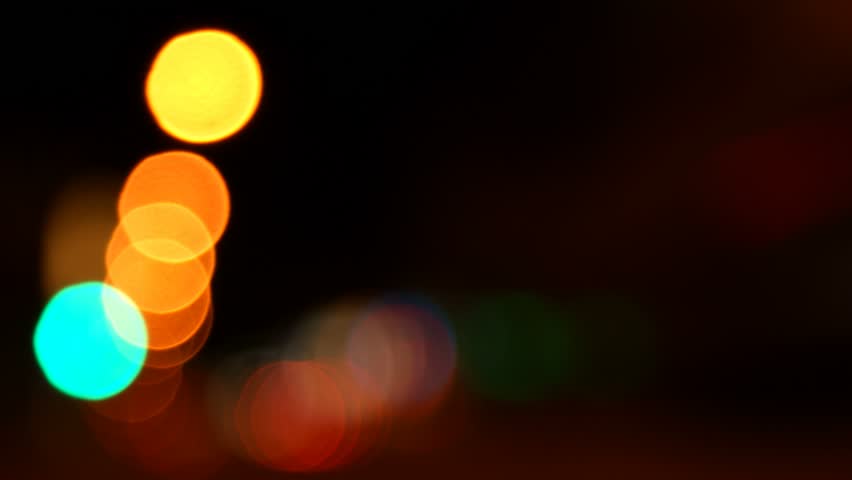 Timelapse out of focus, orbs.