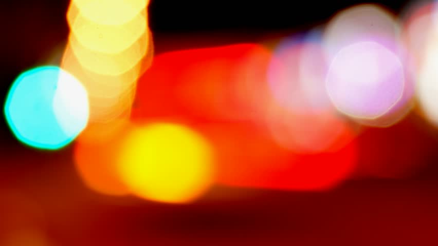 Timelapse out of focus, orbs.