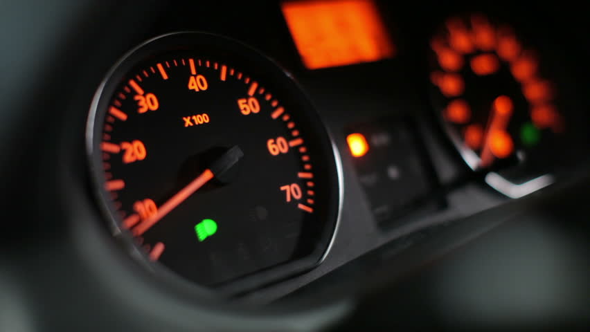 Dashboard in the car